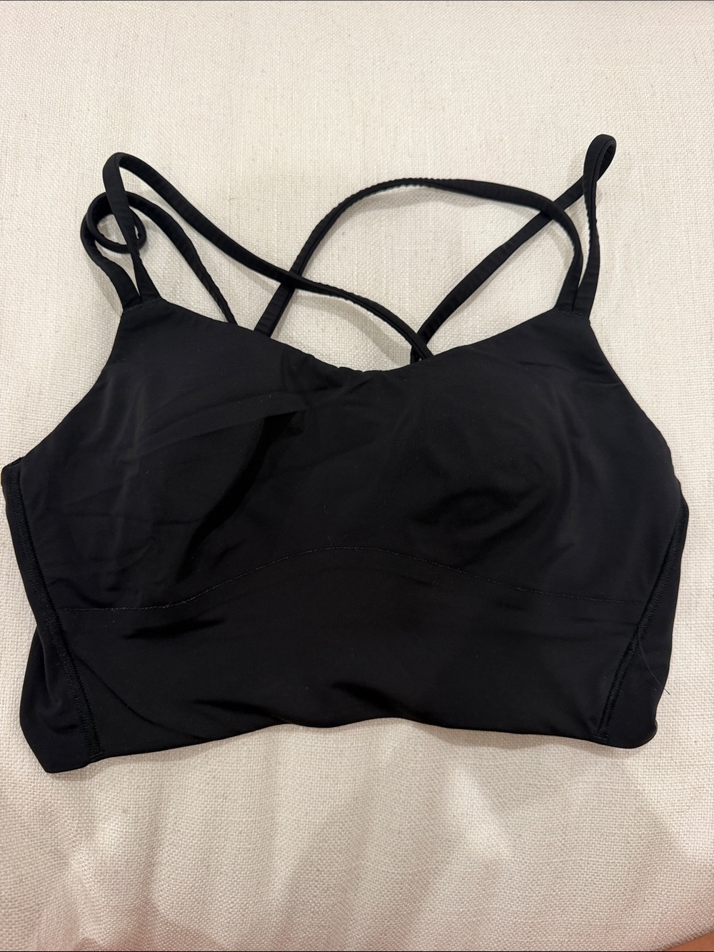 lululemon athletica Black Strappy Sports Bra